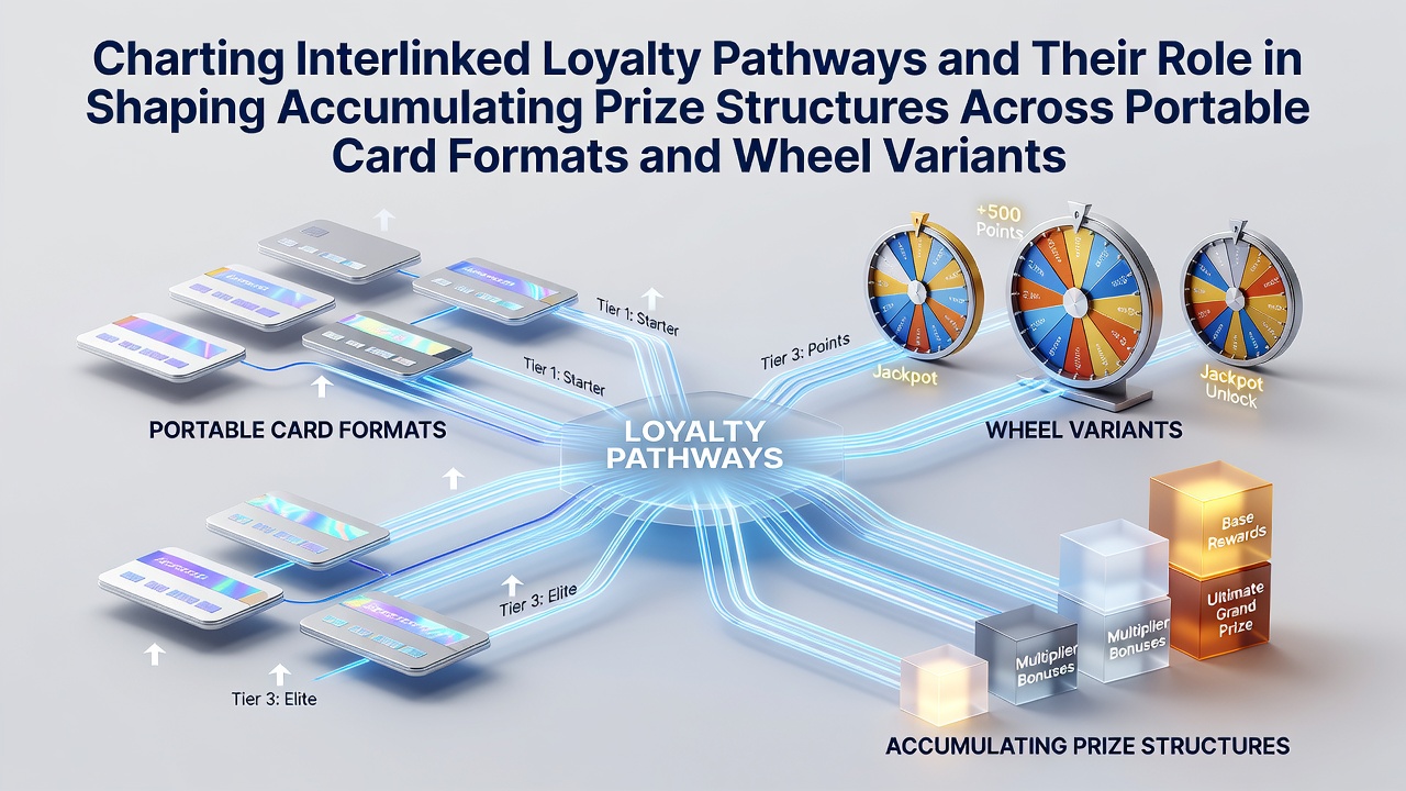 Darstellung vernetzter Treuepfade in mobilen Casino-Spielen mit Fokus auf Karten- und Wheel-Formate