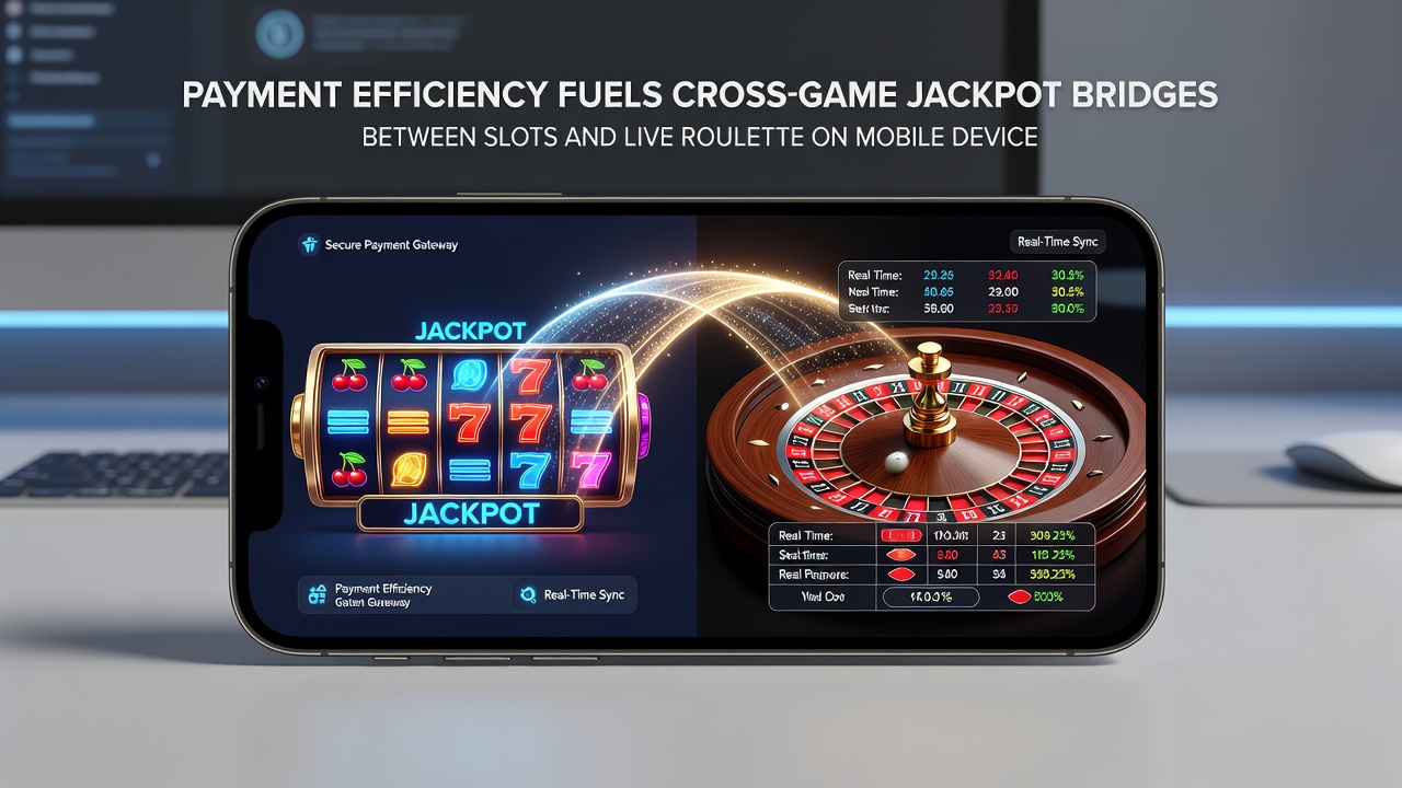 Visualisierung von mobilen Transaktionsflüssen und Jackpot-Synchronisation zwischen Slots und Roulette