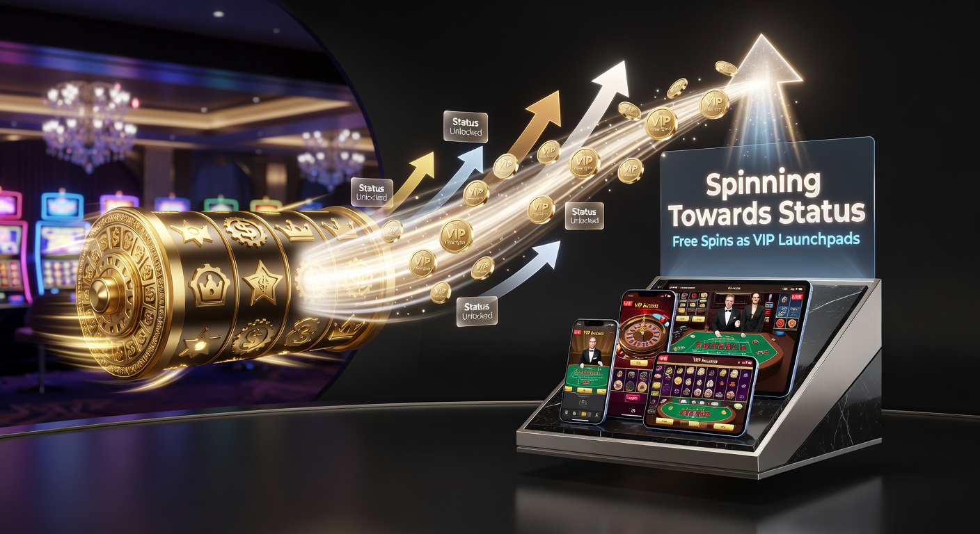 Live-Dealer-Tisch mit Slot-Elementen und VIP-Leiter, die Freispiele mit Tischspielen verbindet