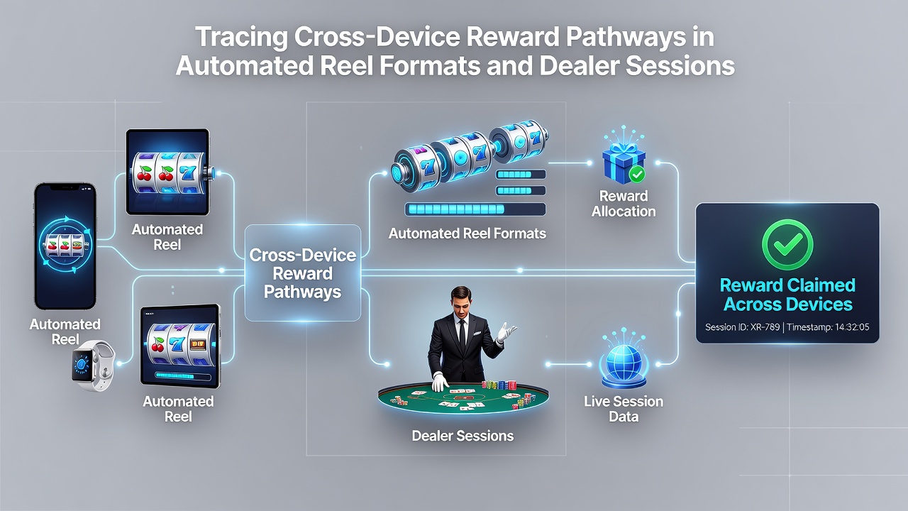 Darstellung von Belohnungsnetzwerken mit Fokus auf Cross-Device-Synchronisation in Reel- und Dealer-Umgebungen